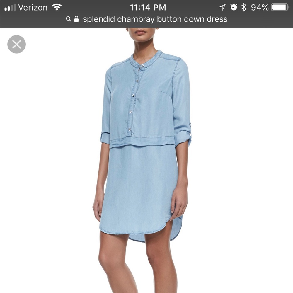 Splendid chambray dress size XS 🎉HP🎉